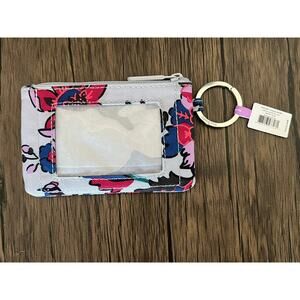 Vera Bradley Vineyard Floral Lighten Up Zip ID Case